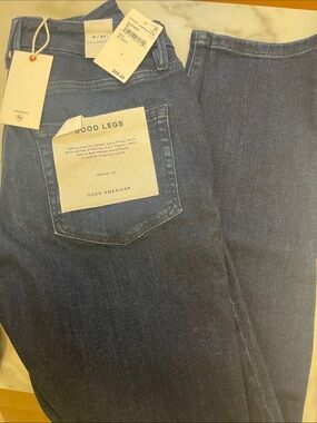 Good American Skinny Jeans in Dark Blue Wash